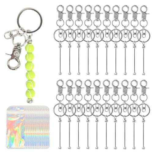 40-teiliges Perlenschlüssel-Set, 20 leere Perlen-Schlüsselanhänger + 20 holografische Verpackungsbeutel, bunte Perlen-Schlüsselanhänger-Zubehör für DIY-Perlen, Schlüsselanhänger, Anhänger, Geschenke 40-teiliges Perlenschlüssel-Set, 20 leere Perlen-Schlüsselanhänger + 20 holografische Verpackungsbeutel, bunte Perlen-Schlüsselanhänger-Zubehör für DIY-Perlen, Schlüsselanhänger, Anhänger, Geschenke von Anlan-angel