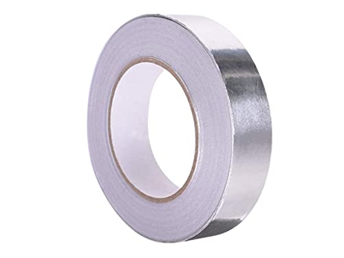 Anlising Hitzebeständiges Aluminium Klebeband, Wasserdichtes Alu Klebeband, Selbstklebendes Aluminiumband, Metallklebeband UV Beständig, zum Abdichten, Reparieren und Lsolieren(30MM x 50M, Silbrig) von Anlising