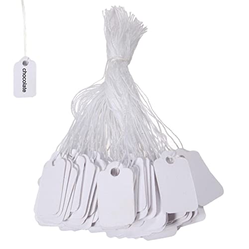 Anloximt 100 Stück Leere Etiketten mit Schnur Etiketten mit Schnur Geschenk-Hängeetiketten Personalisierte Geschenkanhänger Preisschilder Blanko-Versandschilder für Geschenke Schmuck Kleidung Anloximt 100 Stück Leere Etiketten mit Schnur Etiketten mit Schnur Geschenk-Hängeetiketten Personalisierte Geschenkanhänger Preisschilder Blanko-Versandschilder für Geschenke Schmuck Kleidung von Anloximt