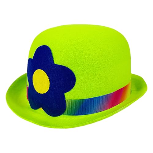 Anloximt Clownhut | Flachkopf Clown Hut - Farbige Atmungsaktive Jester Accessoires Für Kostüm, Outdoor, Cosplay, Feste Anloximt Clownhut | Flachkopf Clown Hut - Farbige Atmungsaktive Jester Accessoires Für Kostüm, Outdoor, Cosplay, Feste von Anloximt