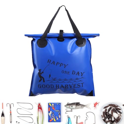 Anloximt Fischbeutel für lebende Fische | Isolierte Tasche für lebende und gefangene Fische - Auslaufsichere Angel-Wiegetasche mit Reißverschluss, 70 x 50 cm/28 x 20 Zoll, wasserdichte Anloximt Fischbeutel für lebende Fische | Isolierte Tasche für lebende und gefangene Fische - Auslaufsichere Angel-Wiegetasche mit Reißverschluss, 70 x 50 cm/28 x 20 Zoll, wasserdichte von Anloximt