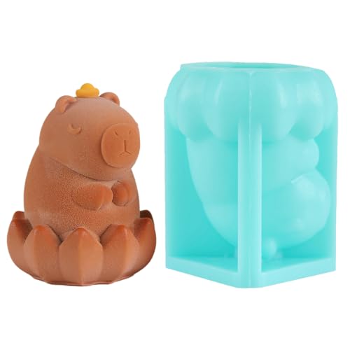 Anloximt Mousse Silikonformen | Capybara Ausbackform Aus Silikon | Hitzebeständige Antihaft Kuchenform Für Käsekuchen Schokolade Pudding Seife Anloximt Mousse Silikonformen | Capybara Ausbackform Aus Silikon | Hitzebeständige Antihaft Kuchenform Für Käsekuchen Schokolade Pudding Seife von Anloximt