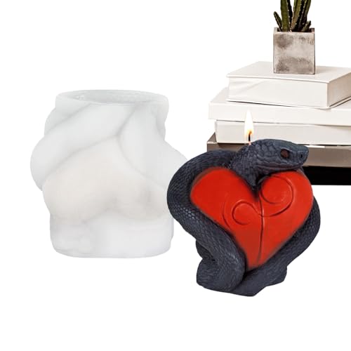 Anloximt Silikon Kerzenform | 3D Schlange Windende Form Silikon Form | Einfache Entnahme Nicht Haftend Werkzeug Seifenherstellung Zubehör Für Kreativprojekte Und Modelliermasse Anloximt Silikon Kerzenform | 3D Schlange Windende Form Silikon Form | Einfache Entnahme Nicht Haftend Werkzeug Seifenherstellung Zubehör Für Kreativprojekte Und Modelliermasse von Anloximt