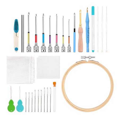 Anloximt Stick-Nadel-Sets | Stickerei Werkzeug Set - Präzisions Sticknadel Set Für Nähen, Garn, Kleidung, Bastelprojekte, Steppdecken & Handtücher Anloximt Stick-Nadel-Sets | Stickerei Werkzeug Set - Präzisions Sticknadel Set Für Nähen, Garn, Kleidung, Bastelprojekte, Steppdecken & Handtücher von Anloximt