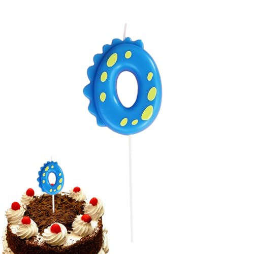 Anloximt Süße Zahlenkerzen | Handgefertigte Cartoon-Geburtstagskerze,0-9 Kinder Bunte Happy Birthday Kuchenkerzen für Hochzeit, Katzengeburtstag von Anloximt