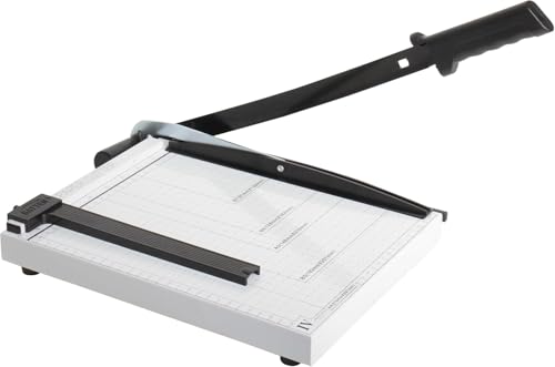 Hebelschneider A4 aus Metall, Papier Schneidemaschine für Foto, Upgraded 12Inch Paper Cutter, Precision Guillotine Paper Cutter for Craft Paper, Coupons, Labels and Photos Hebelschneider A4 aus Metall, Papier Schneidemaschine für Foto, Upgraded 12Inch Paper Cutter, Precision Guillotine Paper Cutter for Craft Paper, Coupons, Labels and Photos von Anmas Power