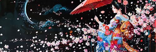 5D Diamond Painting Japanische Frau, Diamant Painting Bilder Blume Diamond Painting Erwachsene, Diamant Kunst Malerei Stickerei Kreuzstich Set, Home Wanddeko Aesthetic, Geschenke für Frauen 30x90cm 5D Diamond Painting Japanische Frau, Diamant Painting Bilder Blume Diamond Painting Erwachsene, Diamant Kunst Malerei Stickerei Kreuzstich Set, Home Wanddeko Aesthetic, Geschenke für Frauen 30x90cm von Anmiong