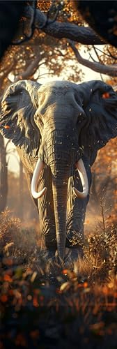 Elefant Diamond Painting Tier Diamant Painting Bilder Erwachsene,5D Diamant Malerei Kits Kinder,DIY Rund Full Drill Diamant Art Painting Strass Stickerei Malerei Painting Set für Home Décor 50x100cm Elefant Diamond Painting Tier Diamant Painting Bilder Erwachsene,5D Diamant Malerei Kits Kinder,DIY Rund Full Drill Diamant Art Painting Strass Stickerei Malerei Painting Set für Home Décor 50x100cm von Anmiong