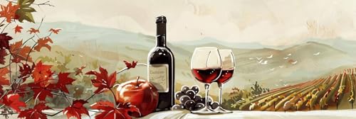 Obst Diamond Painting Wein Diamant Painting Bilder Erwachsene, 5D Diamant Malerei Kits Kinder, DIY Rund Full Drill Diamant Art Painting Strass Stickerei Malerei Painting Set für Home Décor 35x70cm Obst Diamond Painting Wein Diamant Painting Bilder Erwachsene, 5D Diamant Malerei Kits Kinder, DIY Rund Full Drill Diamant Art Painting Strass Stickerei Malerei Painting Set für Home Décor 35x70cm von Anmiong