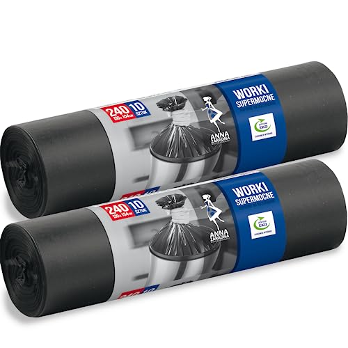 Müllsäcke 240L Extra Stark, Großpackung 20 Stück - 130x104cm, 40µm, 100% Recycelt, EuCertPlast - Traditioneller Verschluss, Für Großvolumige Abfälle, Lang anhaltend Müllsäcke 240L Extra Stark, Großpackung 20 Stück - 130x104cm, 40µm, 100% Recycelt, EuCertPlast - Traditioneller Verschluss, Für Großvolumige Abfälle, Lang anhaltend von Anna Zaradna
