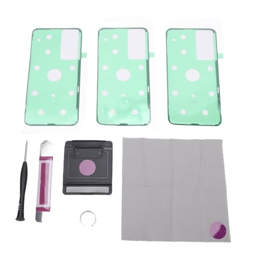 Annadue Telefon Zurück Deckungs Klebstoff Kit für S23 Fe, 3x Starkes Klebeband mit Reparaturwerkzeugen, Batterie Türersatz Fix Set von Annadue