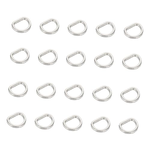 Anneome Elegante D-förmige Schnalle aus Metall für -Knöpfe Puppenzubehör 5 mm Durchmesser silberfarben Anneome Elegante D-förmige Schnalle aus Metall für -Knöpfe Puppenzubehör 5 mm Durchmesser silberfarben von Anneome