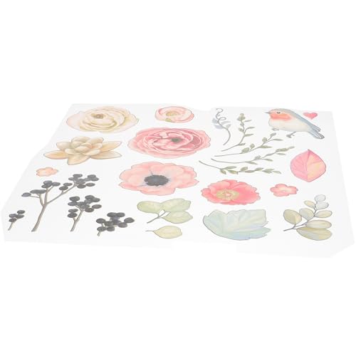 Anneome 1 Blatt Bügelbilder mit Blumen und Vogel Muster Wasserdichte Aufbügler für Kinderbekleidung Einfach zu Verwendende Bügeltransfer für T Shirts für Kreative Diy Projekte Anneome 1 Blatt Bügelbilder mit Blumen und Vogel Muster Wasserdichte Aufbügler für Kinderbekleidung Einfach zu Verwendende Bügeltransfer für T Shirts für Kreative Diy Projekte von Anneome