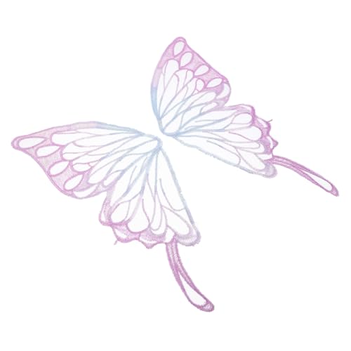 Anneome 1 Paar Schmetterlings Stickerei Bügeleinlagen Polyester Diy Bastel Patches für Kreative Projekte Romantische Farbgestaltung Vielseitige Dekoration für Kleidung und Heimtextilien Anneome 1 Paar Schmetterlings Stickerei Bügeleinlagen Polyester Diy Bastel Patches für Kreative Projekte Romantische Farbgestaltung Vielseitige Dekoration für Kleidung und Heimtextilien von Anneome