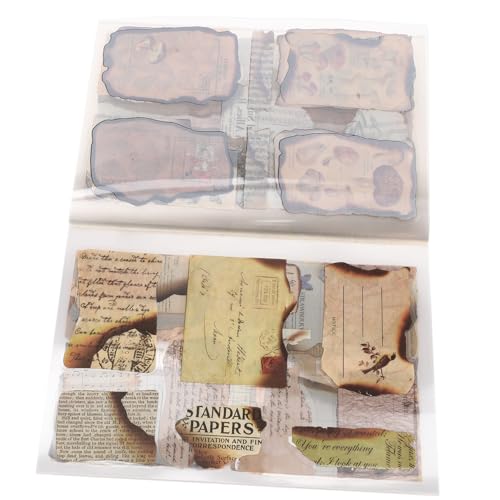 Anneome 1 Packung Vintage Journaling Aufkleber Ästhetische Scrapbooking Sticker für Tagebuch Planner Fotoalben und Diy Projekte mit Lebendigen Nostalgischen Mustern Anneome 1 Packung Vintage Journaling Aufkleber Ästhetische Scrapbooking Sticker für Tagebuch Planner Fotoalben und Diy Projekte mit Lebendigen Nostalgischen Mustern von Anneome