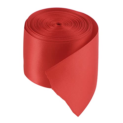 Anneome 1 Rolle Bandband klebeband doppelseitig double sided tape doppelseitiges-klebeband party decoration wedding ring breites Band zum Einwickeln doppelt Textilbänder Zeremonie Band rot von Anneome
