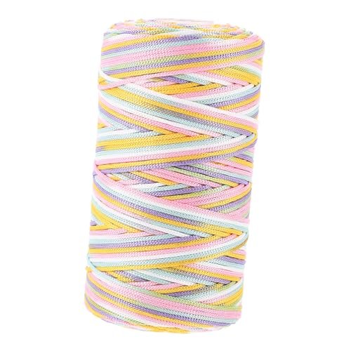 Anneome 1 Rolle Häkelgarn Eisgarn Dekoratives Strickmaterial für DIY Projekte Mehrfarbiges Garn für Bekleidung Accessoires und Mehr Langlebig und Flexibel von Anneome
