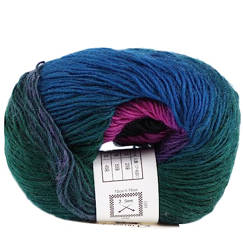 Anneome 1 Rolle Handstrickgarn Gehäkelte Schallinie Strickgarnmaterial Buntes Garn Aus Baumwolle Gefärbtes Häkelgarn Grün von Anneome