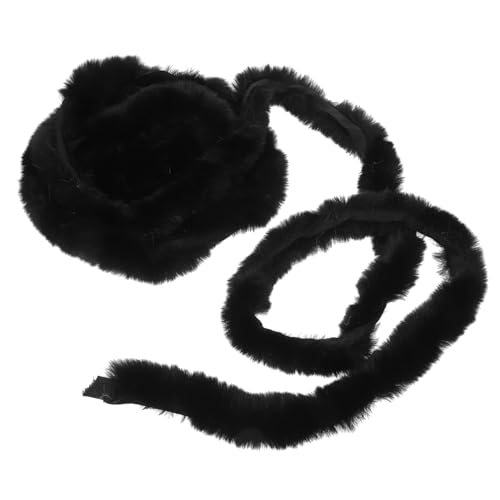 Anneome 1 Rolle Kunstwolle kunstfellband Kunstpelzband Einladung Dekoration Stoff für weihnachtsbaum seidenband Weihnachten DIY Bastelbedarf Chinesische Bekleidungsaccessoires Black Anneome 1 Rolle Kunstwolle kunstfellband Kunstpelzband Einladung Dekoration Stoff für weihnachtsbaum seidenband Weihnachten DIY Bastelbedarf Chinesische Bekleidungsaccessoires Black von Anneome