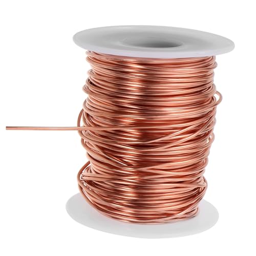 Anneome 1 Rolle Kupferdraht für Schmuck und Gartenarbeit Weicher Reiner Draht Handgewebt für DIY Projekte Wahl für Elektrokultur und Kunsthandwerk Vielseitig Einsetzbar von Anneome
