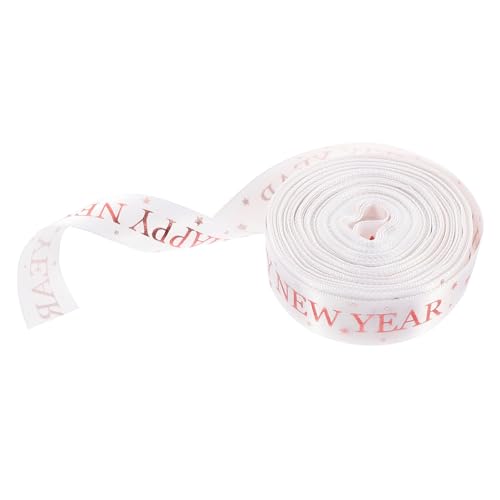 Anneome 1 Rolle Neujahrs Geschenkband Yards Multifunktionales Dekorationsband für Diy Bastelprojekte Weihnachtsfeiern Wreaths und mit Klassischem Design Anneome 1 Rolle Neujahrs Geschenkband Yards Multifunktionales Dekorationsband für Diy Bastelprojekte Weihnachtsfeiern Wreaths und mit Klassischem Design von Anneome