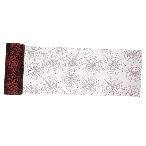 Anneome 1 Rolle Organza Mesh Band Yards Halloween Dekoration für Diy Bastelprojekte Gruselige mit Glitzer für Halloween Feiern und Dekorationen Anneome 1 Rolle Organza Mesh Band Yards Halloween Dekoration für Diy Bastelprojekte Gruselige mit Glitzer für Halloween Feiern und Dekorationen von Anneome