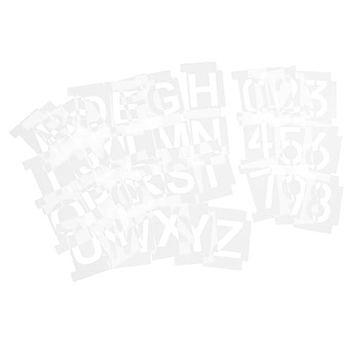 Anneome 1 Satz Alphanumerische Vorlage benutzerdefinierte Schablone Briefnummer Karton malschablonen für schriftschablone Buchstaben Malvorlagen DIY schablonen das Haustier von Anneome
