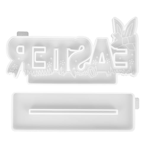 Anneome 1 Satz DIY Silikonform für Ostern Handgemachte Ornamente Gießform für Tischdekoration Geeignet für Epoxidharz Seife Kerzen Kreative Bastelideen für Zuhause von Anneome