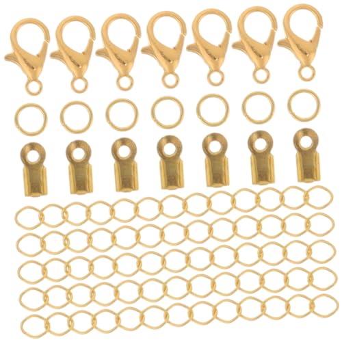 Anneome 1 Satz DIY zubehör Verschlüsse endet offener Sprung Bausätze Schild armbandverschluss verschluss für armbänder Armband Biegering Biegeringe zur Schmuckherstellung Legierung Golden von Anneome
