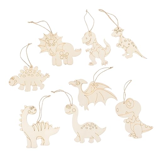 Anneome 1 Satz Dino Holzanhänger Unbemalte Holzfiguren für Kreative Diy Projekte zum Malen und Dekorieren Vielseitig Einsetzbar für Familienaktivitäten Anneome 1 Satz Dino Holzanhänger Unbemalte Holzfiguren für Kreative Diy Projekte zum Malen und Dekorieren Vielseitig Einsetzbar für Familienaktivitäten von Anneome