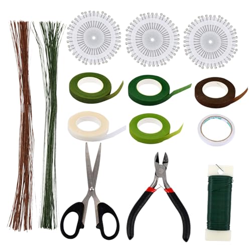 Anneome 1 Satz Diy Blumenbastelset mit Doppelseitigem Klebeband und Draht Teiliges Werkzeugset für Kreative Floristik Trockenblumenherstellung und Bastelprojekte für Dekoration Anneome 1 Satz Diy Blumenbastelset mit Doppelseitigem Klebeband und Draht Teiliges Werkzeugset für Kreative Floristik Trockenblumenherstellung und Bastelprojekte für Dekoration von Anneome