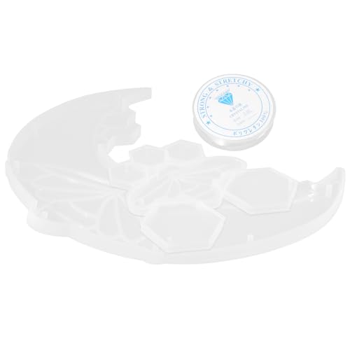 Anneome 1 Satz Diy Silikonform für Epoxidharz Mond Biene Anhänger Gießform Flexibles Langlebiges Silikon für Kreative Heimwerkerprojekte Schmuckherstellung und Dekoration von Anneome