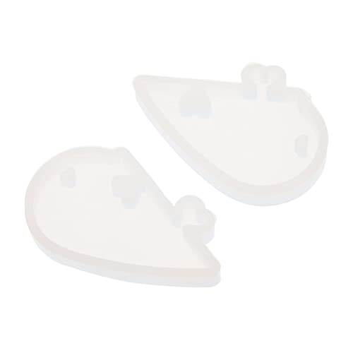 Anneome 1 Satz Herz Silikonformen für Diy Schmuck Epoxidharz Gießform für Anhänger Bastelwerkzeuge für Armbänder Lebensmittelechtes Silikon und Langlebig von Anneome