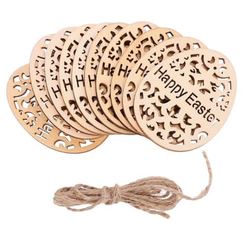 Anneome 1 Satz Holz Eier Anhänger Unbemalte Holz Ausschnitte für Diy Bastelprojekte Kreative Dekoration und Malen für Ostern und Familienaktivitäten Anneome 1 Satz Holz Eier Anhänger Unbemalte Holz Ausschnitte für Diy Bastelprojekte Kreative Dekoration und Malen für Ostern und Familienaktivitäten von Anneome