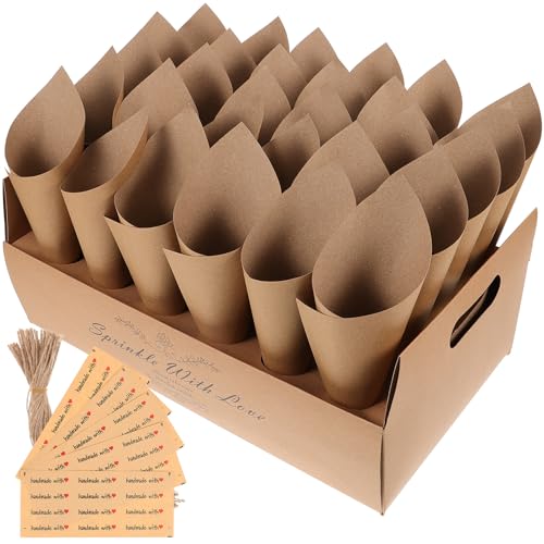 Anneome 1 Satz Konfetti Cone Halter Set Papier Konfetti Box für Hochzeiten Party Deko Blütenblätter für Kreative Tischkarten und Überraschungen Anneome 1 Satz Konfetti Cone Halter Set Papier Konfetti Box für Hochzeiten Party Deko Blütenblätter für Kreative Tischkarten und Überraschungen von Anneome