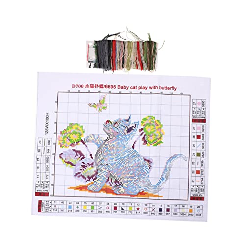 Anneome 1 Satz Kreuzstich Stickset für Diy Embroidery Kit mit Ökologischem Baumwollgarn Handwerk für Anfänger und Fortgeschrittene zum Dekorieren von Räumen und Anneome 1 Satz Kreuzstich Stickset für Diy Embroidery Kit mit Ökologischem Baumwollgarn Handwerk für Anfänger und Fortgeschrittene zum Dekorieren von Räumen und von Anneome