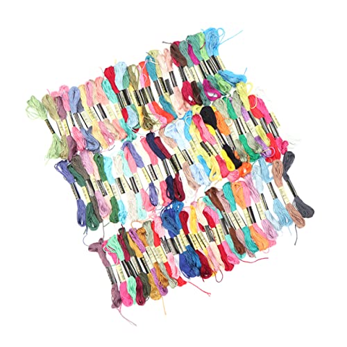 Anneome 1 Satz Kreuzstichzubehör embroidery set embroidery thread Bausätze farbige Stickerei Stoff Nähen Werkzeuge zum Malen von Stickereien Kreuzstichpackungen Colorful von Anneome