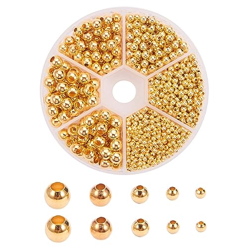 Anneome 1 Satz Perlen-Anhänger storage boxes aufbwahrungs-box aufbewahrungsbox für regal aubewahrungsbox ablagekasten Gold Herstellung Reiz Bausätze schmuck Metallhalterperlen von Anneome