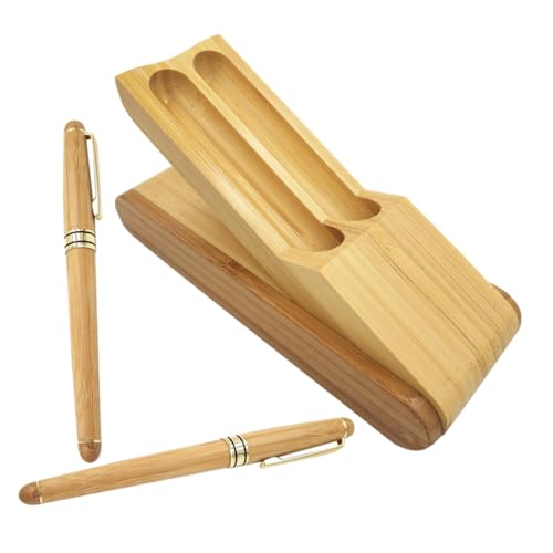 Anneome 1 Satz Stift-set Füllfederhalter Für Kalligrafie Business Geschenkstift Füller Praktischer Signierstift Büro Stift Wiederverwendbarer Füllfederhalter Bambus Brown von Anneome