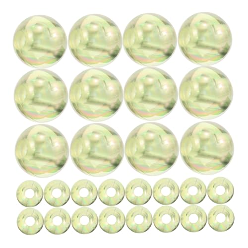 Anneome 1 Satz Transparente Perlen Diy -ohrring -perlen Lose Perlen Zum Selbermachen Halskettenanhänger Selber Machen Schlüsselanhänger Selber Machen Neuartige Schmuckperlen Acryl Yellow von Anneome