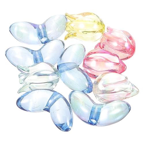 Anneome 1 Satz Tulpenperlen für DIY Armbänder Transparente Zuckerfarben Tlg Blüten Blaue Vielseitige Schmuckherstellung für Ketten und Mehr von Anneome