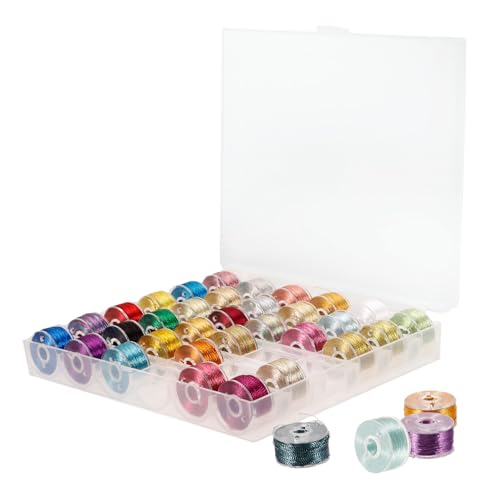 Anneome 1 Satz die Seide embroidery kit craft kit dekoringe Handarbeitsset Handwerksset Herstellung Stickerei Maschine Schwarz Nähen verschleißfeste Gewinde exquisite Nähgarne Nähset Kabel von Anneome