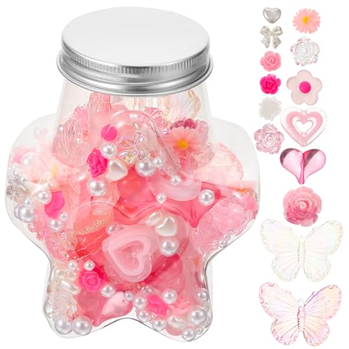 Anneome 1 Schachtel Acrylperlen für Diy Schmuck Multifunktionale Spacerperlen für Armbänder und Haarschmuck Kleine Perlen Rosa für Kreative Bastelprojekte von Anneome