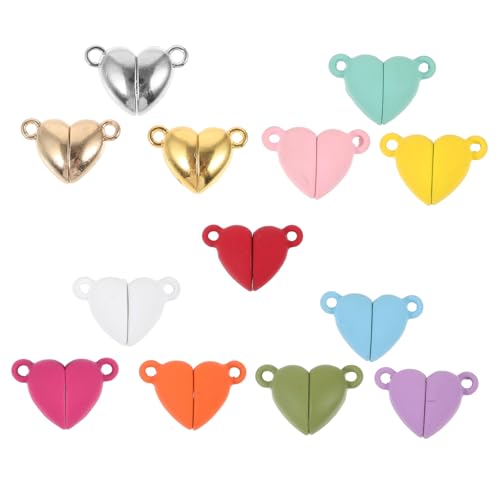Anneome 1 Schachtel Ich Liebe Magnetschnalle Schließe Magnetische Haken Männer Für Schmuck Armband Magnetische Schnallen Herz Magnetverschluss Magnetverschlüsse Aus Metall Legierung von Anneome