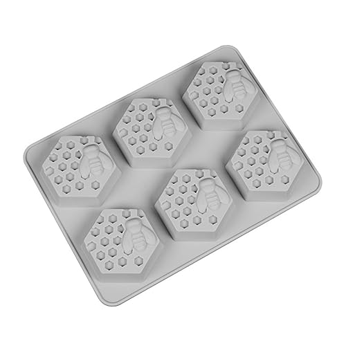 Anneome 1 Stück Bienenwaben Silikonform Handgemachte Seifenform und Eiswürfelform Farbe Zufällig für Diy Seifenherstellung Kekse und Mehr Lebensmittelecht Antihaftend Anneome 1 Stück Bienenwaben Silikonform Handgemachte Seifenform und Eiswürfelform Farbe Zufällig für Diy Seifenherstellung Kekse und Mehr Lebensmittelecht Antihaftend von Anneome