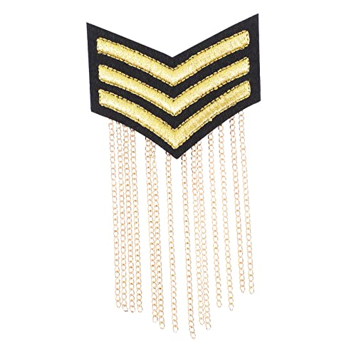 Anneome 1 Stück Herren Schulterabzeichen mit Quasten Modisches Epaulette Hochwertigem und Stilvolle Schulterklappen für Anzüge und Kostüme als für Männer Anneome 1 Stück Herren Schulterabzeichen mit Quasten Modisches Epaulette Hochwertigem und Stilvolle Schulterklappen für Anzüge und Kostüme als für Männer von Anneome