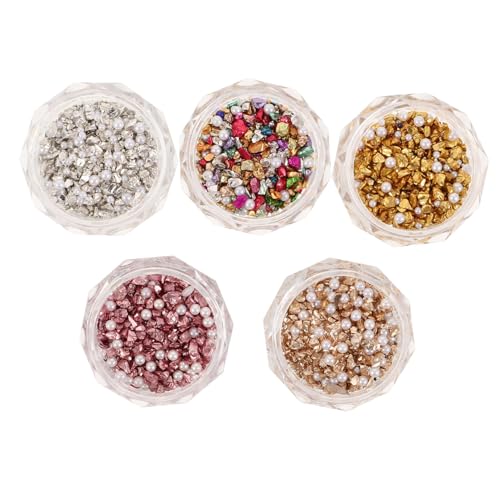 Anneome 10 Boxen Teiliges Nail Charms mit Unregelmäßigen Kristallsteinen Mini Perlen Bunte Nail Jewels für Maniküre Vielseitig Einsetzbar Sicher Haftend Schimmernde Nageldekoration für Anneome 10 Boxen Teiliges Nail Charms mit Unregelmäßigen Kristallsteinen Mini Perlen Bunte Nail Jewels für Maniküre Vielseitig Einsetzbar Sicher Haftend Schimmernde Nageldekoration für von Anneome
