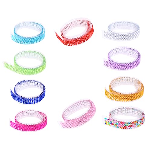 Anneome 10 Rollen 10 Diamantband dekorativ farbig packwürfel verpackung wickeltischaufsatz packaging wickeltischwärmer wand polsterung 3D-Klebeband zum Basteln Strassband selber machen Anneome 10 Rollen 10 Diamantband dekorativ farbig packwürfel verpackung wickeltischaufsatz packaging wickeltischwärmer wand polsterung 3D-Klebeband zum Basteln Strassband selber machen von Anneome