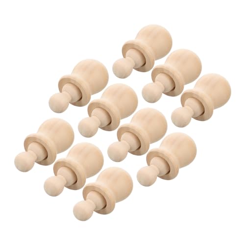 Anneome 10 Satz Graffiti-Holzfigur Menschen unvollendete Peg-Puppen Anbindung für DIY Holzspielzeug Naturholz Puppendekor aus Holzpflöcken DIY zubehör hölzern Beige Anneome 10 Satz Graffiti-Holzfigur Menschen unvollendete Peg-Puppen Anbindung für DIY Holzspielzeug Naturholz Puppendekor aus Holzpflöcken DIY zubehör hölzern Beige von Anneome