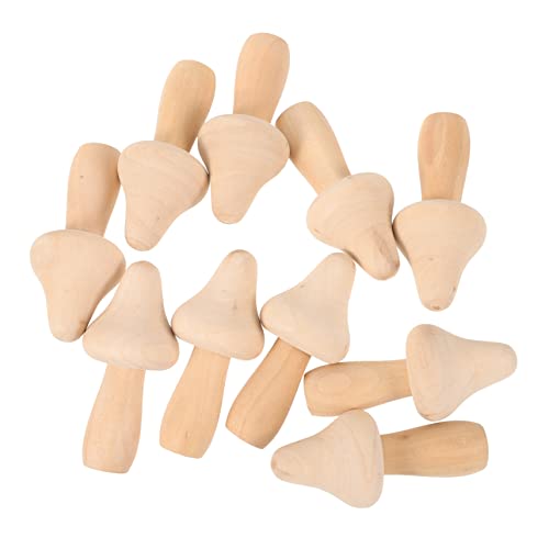 Anneome 10 Stk Unbemalte Holzpilze zum Basteln DIY Kreativspielzeug für Unvollendete Holzdeko für Kunstprojekte und Persönliche Gestaltung für Zuhause und Garten Anneome 10 Stk Unbemalte Holzpilze zum Basteln DIY Kreativspielzeug für Unvollendete Holzdeko für Kunstprojekte und Persönliche Gestaltung für Zuhause und Garten von Anneome